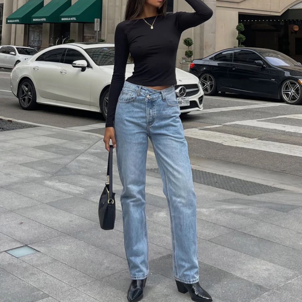 Princess Polly asymmetrical jean